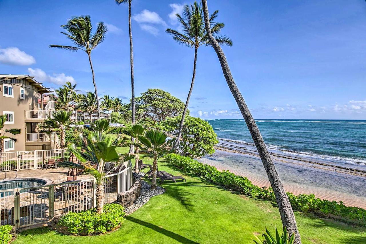 Waipouli Beachfront Condo With Balcony And Ocean Views Kapa'a Buitenkant foto