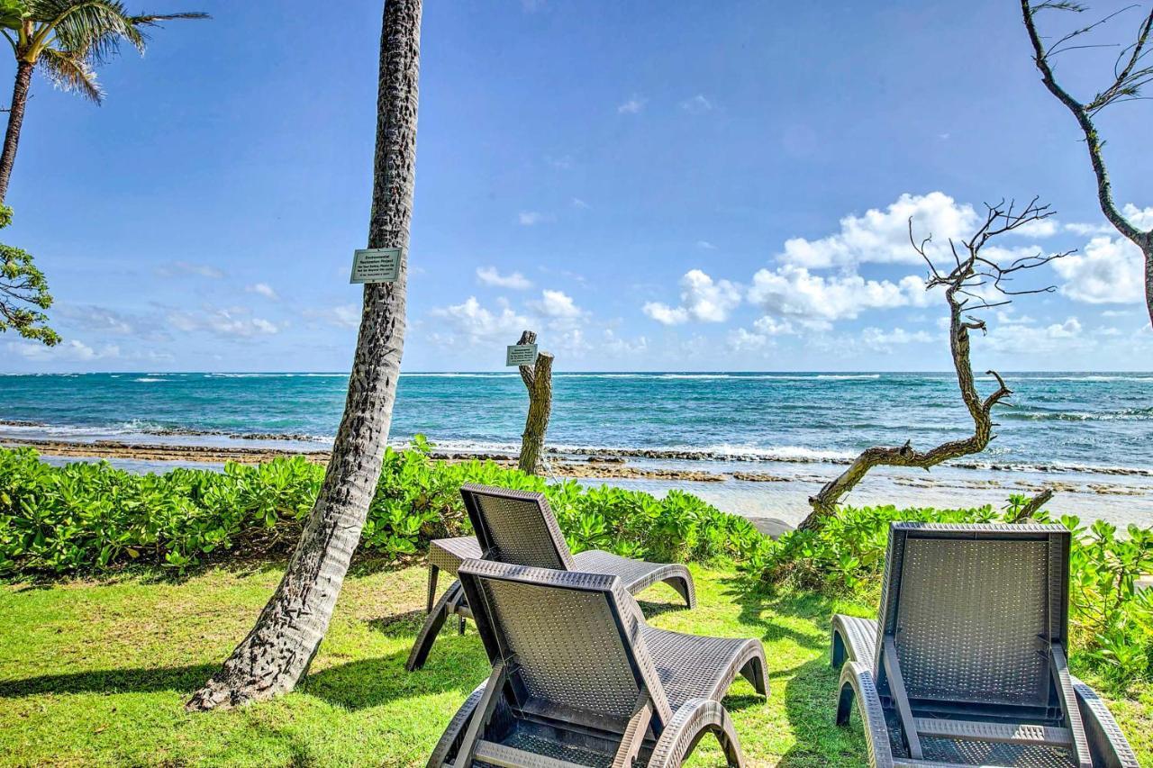 Waipouli Beachfront Condo With Balcony And Ocean Views Kapa'a Buitenkant foto